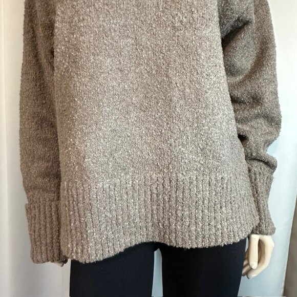 Lillusory Women's Sweater Wool Blend Soft Oversized‎ Chunky Pullover Tan Size S - Picture 2 of 7